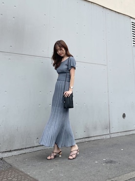 仲田桃子さん（レディース・165cm）の夏コーディネート