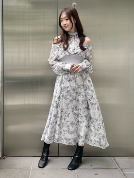 仲田桃子さん（レディース・165cm）の秋コーディネート