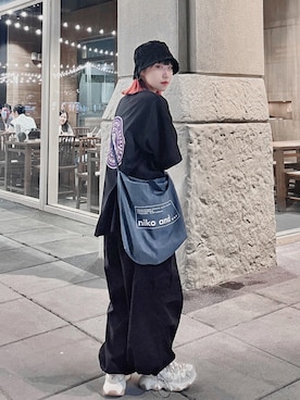 「FILA（フィラ）のアイテム（シューズ）」を使った、ORiさん（レディース・158cm）の夏コーディネート