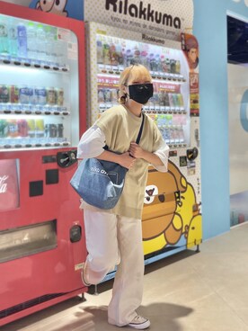「ニコアンド」｜「アイテム（その他）」を使った、ORiさん（レディース・158cm）の秋コーディネート