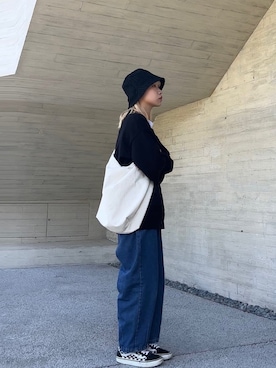 「kutir（クティール）のアイテム（帽子）」を使った、ORiさん（レディース・158cm）の秋コーディネート