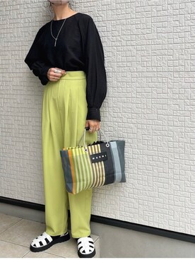 azuuuuu21さん（レディース・163cm）の夏コーディネート