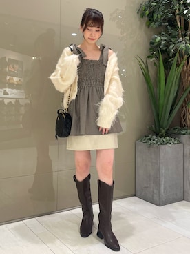 ゆうはさん(レディース・155cm)の秋コーディネート