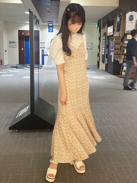 「ハイネックトップス」｜ゆうはさん（レディース・155cm）の春コーディネート