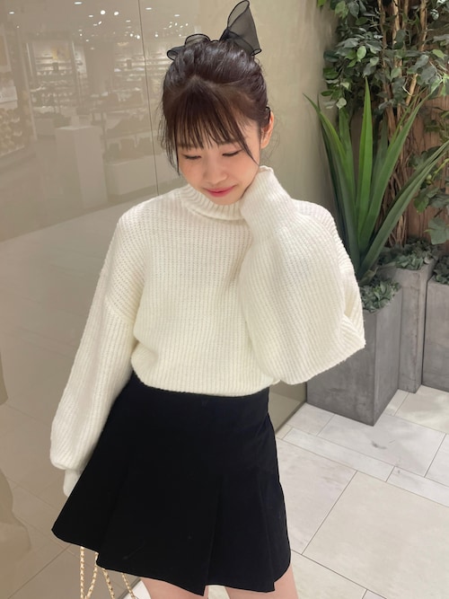 セール】ふわもちカラフルニットプルオーバー（ニット/セーター）｜one