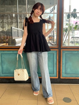 ゆうはさん（レディース・155cm）の夏コーディネート