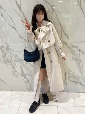 「one after another NICE CLAUP（ワンアフターアナザーナイスクラップ）のアイテム」を使った、ゆうはさん（レディース・155cm）の冬コーディネート