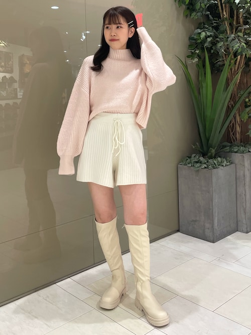 セール】リブニットショートパンツ（その他パンツ）｜one after