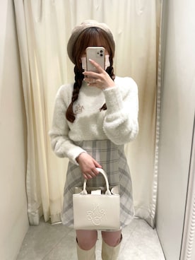 「one after another NICE CLAUP（ワンアフターアナザーナイスクラップ）のアイテム（ハンチング/ベレー帽）」を使った、ゆうはさん（レディース・155cm）の秋コーディネート