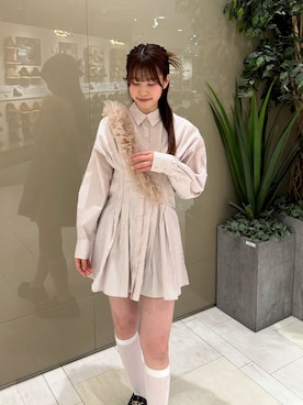 「one after another NICE CLAUP（ワンアフターアナザーナイスクラップ）のアイテム（PC・スマホグッズ/家電）」を使った、ゆうはさん（レディース・155cm）の春コーディネート