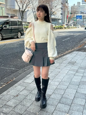 ゆうはさん（レディース・155cm）の冬コーディネート