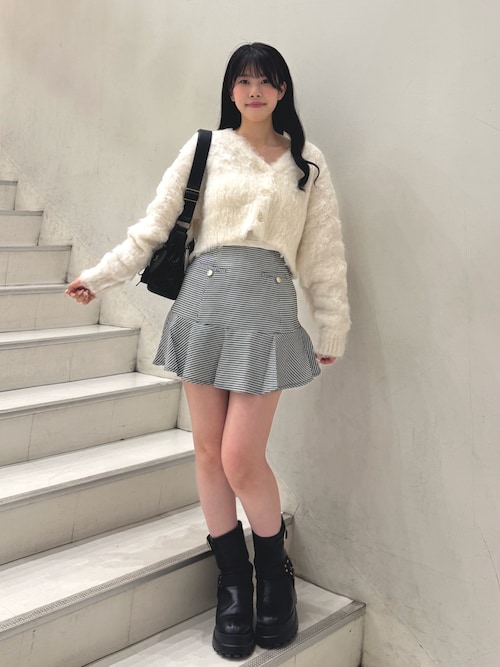 セール】ローウエストフレアミニスカート（スカート）｜one after