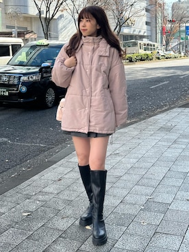 ゆうはさん（レディース・155cm）の冬コーディネート