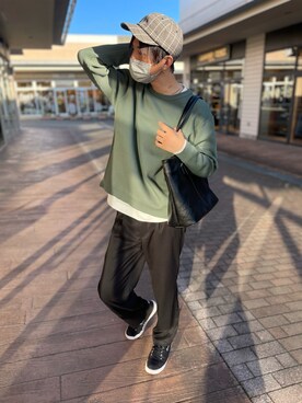 プーさん（メンズ・180cm）の秋コーディネート