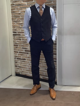 BRICK HOUSE by Tokyo Shirts 熱田イオンモール店さん（メンズ・168cm）の冬コーディネート