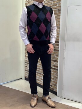BRICK HOUSE by Tokyo Shirts 熱田イオンモール店さん（メンズ・168cm）の秋コーディネート