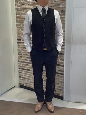 BRICK HOUSE by Tokyo Shirts 熱田イオンモール店さん（メンズ・168cm）の冬コーディネート