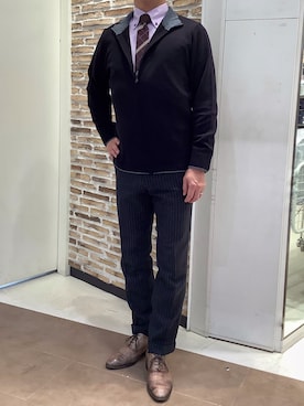 BRICK HOUSE by Tokyo Shirts 熱田イオンモール店さん（メンズ・168cm）の冬コーディネート