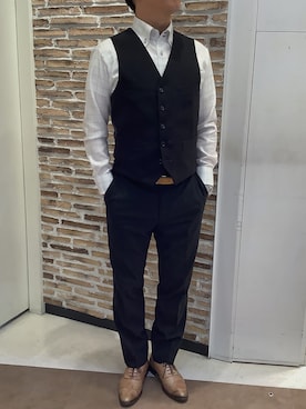 BRICK HOUSE by Tokyo Shirts 熱田イオンモール店さん（メンズ・168cm）の冬コーディネート