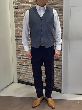 BRICK HOUSE by Tokyo Shirts 熱田イオンモール店さん（メンズ・168cm）の秋コーディネート