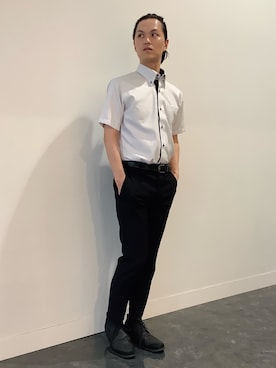 「BRICK HOUSE by TOKYO SHIRT」｜BRICK HOUSE シャツ工房 福井フェアモール店さん（メンズ・167cm）の夏コーディネート
