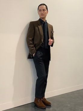 BRICK HOUSE シャツ工房 福井フェアモール店さん（メンズ・167cm）の秋コーディネート