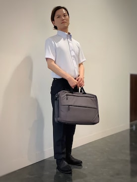 「爽やかコーデ」｜BRICK HOUSE シャツ工房 福井フェアモール店さん（メンズ・167cm）の春コーディネート
