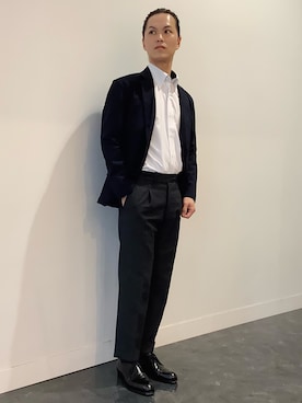 「アイテム（スーツジャケット）」を使った、BRICK HOUSE シャツ工房 福井フェアモール店さん（メンズ・167cm）の夏コーディネート