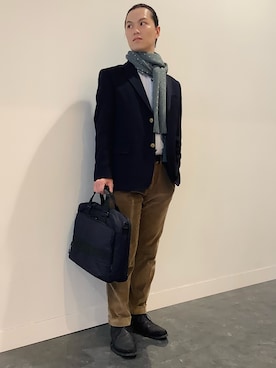 BRICK HOUSE シャツ工房 福井フェアモール店さん（メンズ・167cm）の秋コーディネート