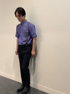 「ブレイシーズ」｜BRICK HOUSE シャツ工房 福井フェアモール店さん（メンズ・167cm）の夏コーディネート