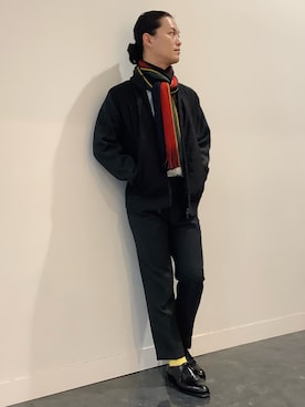 「アイテム（ビジネスシャツ）」を使った、BRICK HOUSE シャツ工房 福井フェアモール店さん（メンズ・167cm）の秋コーディネート