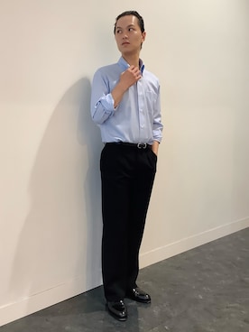 「BRICK HOUSE by TOKYO SHIRT」｜BRICK HOUSE シャツ工房 福井フェアモール店さん（メンズ・167cm）の夏コーディネート