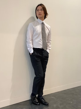 「BRICK HOUSE by TOKYO SHIRT」｜BRICK HOUSE シャツ工房 福井フェアモール店さん（メンズ・167cm）の春コーディネート