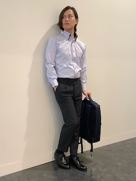 「BRICK HOUSE by TOKYO SHIRT」｜BRICK HOUSE シャツ工房 福井フェアモール店さん（メンズ・167cm）の春コーディネート