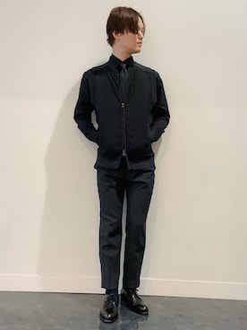 「アイテム（フォーマルスーツ/小物）」を使った、BRICK HOUSE シャツ工房 福井フェアモール店さん（メンズ・167cm）の秋コーディネート