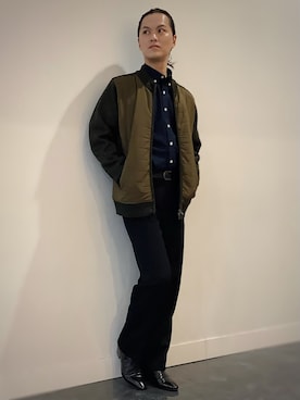 「BRICK HOUSE by TOKYO SHIRT（ブリックハウス）のアイテム」を使った、BRICK HOUSE シャツ工房 福井フェアモール店さん（メンズ・167cm）の秋コーディネート