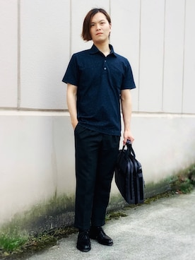 「TOKYO SHIRTS（トウキョウシャツ）のアイテム」を使った、BRICK HOUSE シャツ工房 福井フェアモール店さん（メンズ・167cm）の春コーディネート