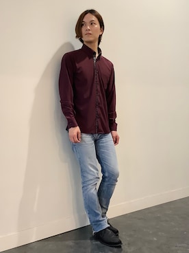 「BRICK HOUSE by TOKYO SHIRT」｜BRICK HOUSE シャツ工房 福井フェアモール店さん（メンズ・167cm）の春コーディネート