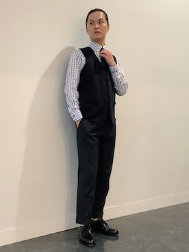 BRICK HOUSE シャツ工房 福井フェアモール店さん（メンズ・167cm）の秋コーディネート