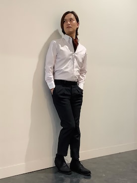 「BRICK HOUSE by TOKYO SHIRT」｜BRICK HOUSE シャツ工房 福井フェアモール店さん（メンズ・167cm）の春コーディネート