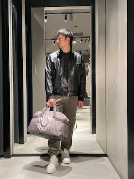 「ARMANIEXCHANGE」｜Yoshiさん（メンズ・181cm）の秋コーディネート