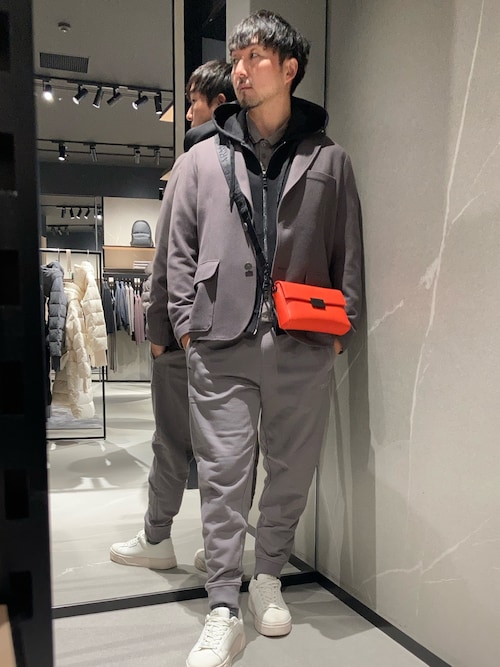 A|X アルマーニ エクスチェンジ】ICON フーデッドジップアップ