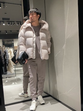 「アイテム（財布/小物、ブラック系）」を使った、Yoshiさん（メンズ・181cm）の冬コーディネート