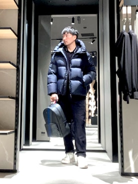 「アイテム（バックパック/リュック）」を使った、Yoshiさん（メンズ・181cm）の秋コーディネート