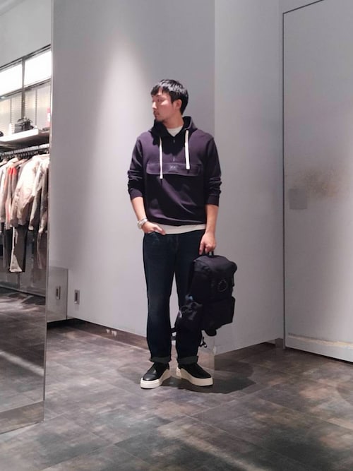 ARMANI EXCHANGE ワイドパンツ　茶色　M ARMANI EXCHANGE（アルマーニエクスチェンジ）の「【A|X