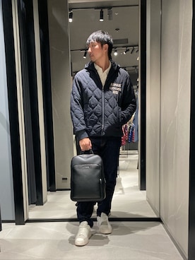 「ARMANIEXCHANGE」｜Yoshiさん（メンズ・181cm）の秋コーディネート