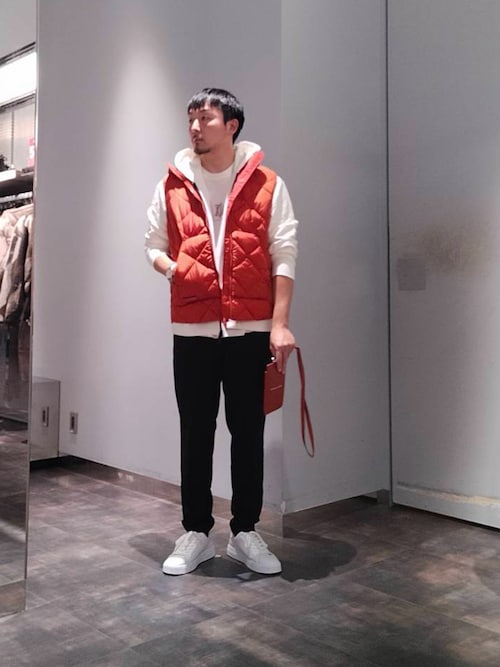 ARMANI EXCHANGE ダウンベスト ベスト 「A|X アルマーニ