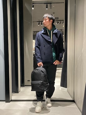 「ARMANIEXCHANGE」｜Yoshiさん（メンズ・181cm）の秋コーディネート