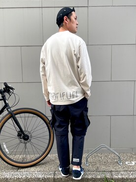 「narifuri（ナリフリ）のアイテム」を使った、oga0908さん（メンズ・170cm）の夏コーディネート