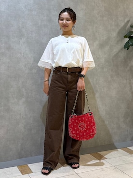 「SHIPS（シップス）のアイテム」を使った、源さん（レディース・150cm）の夏コーディネート